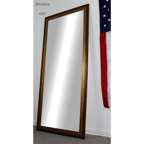 Unbranded Oversized Bronze Composite Modern Mirror (70.5 in. H X 31.5 in. W)