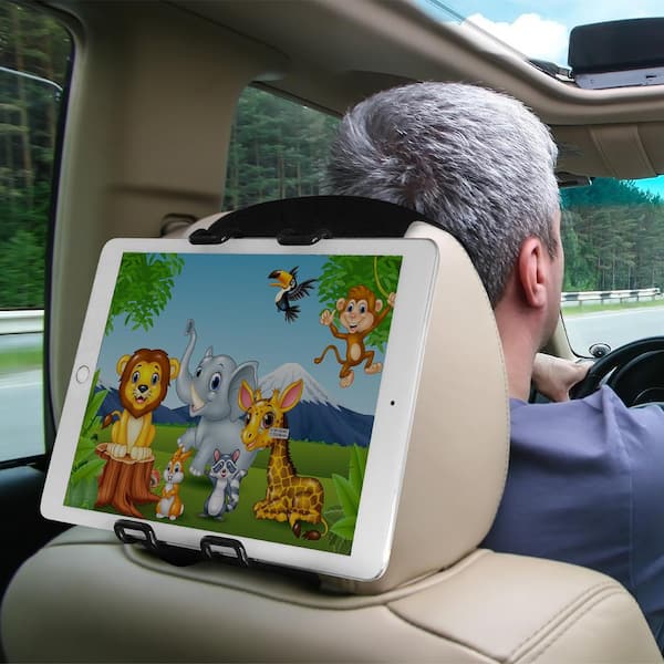 Universal Tablet Headrest Mount, Ipad Headrest Mount for Car, Lightwei
