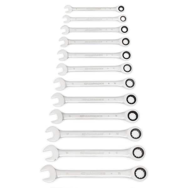 GEARWRENCH Metric 72-Tooth Combination Ratcheting Wrench Tool Set (12-Piece)