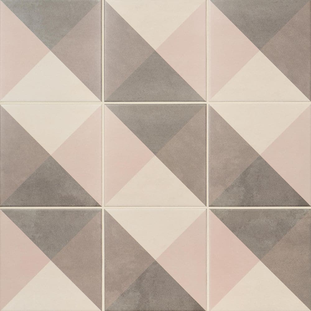 Elizabeth Sutton Cameo Cement Deco Mist 7.87 in. x 7.87 in. Matte Porcelain Floor and Wall Tile (10.76 sq. ft./Case) price history on PriceWatchPro