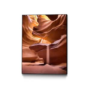 11 in. x 14 in. "Sand Pours Through Antelope Canyon" by Nick Jackson Framed Wall Art