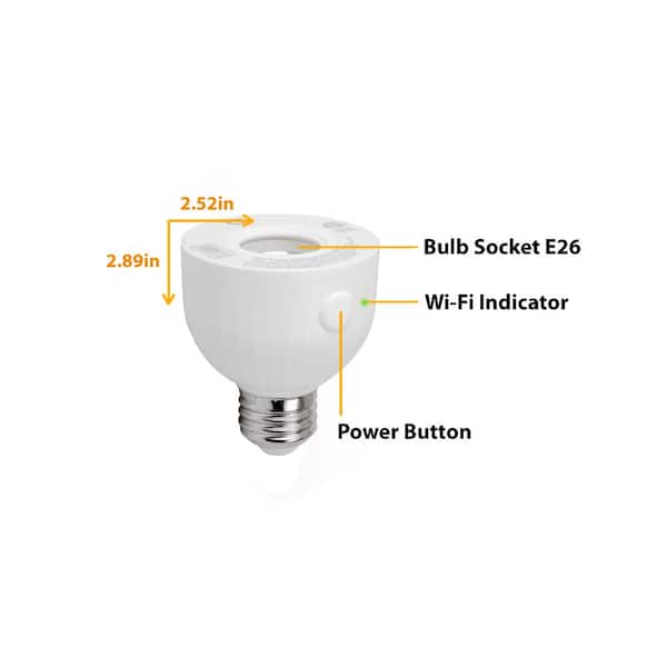 Light Socket Wireless Remote Control E26 E27 Screw Lamp Bulb