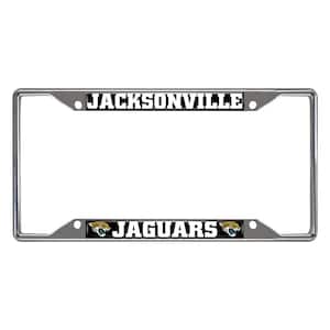 NFL - Jacksonville Jaguars Chromed Stainless Steel License Plate Frame