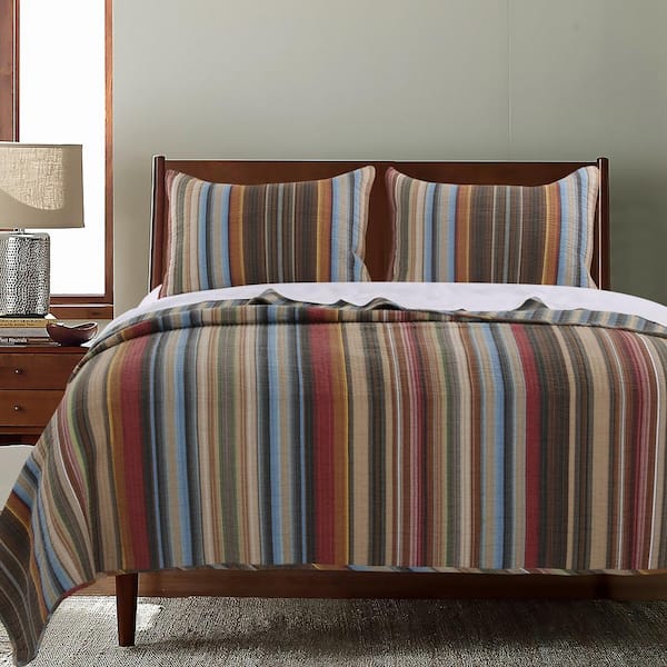 Greenland Home Fashions Durango 3-Piece Multicolored King Quilt Set