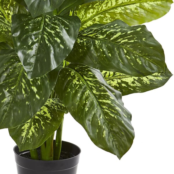 Nearly Natural Indoor 34 in. Dieffenbachia Artificial Plant