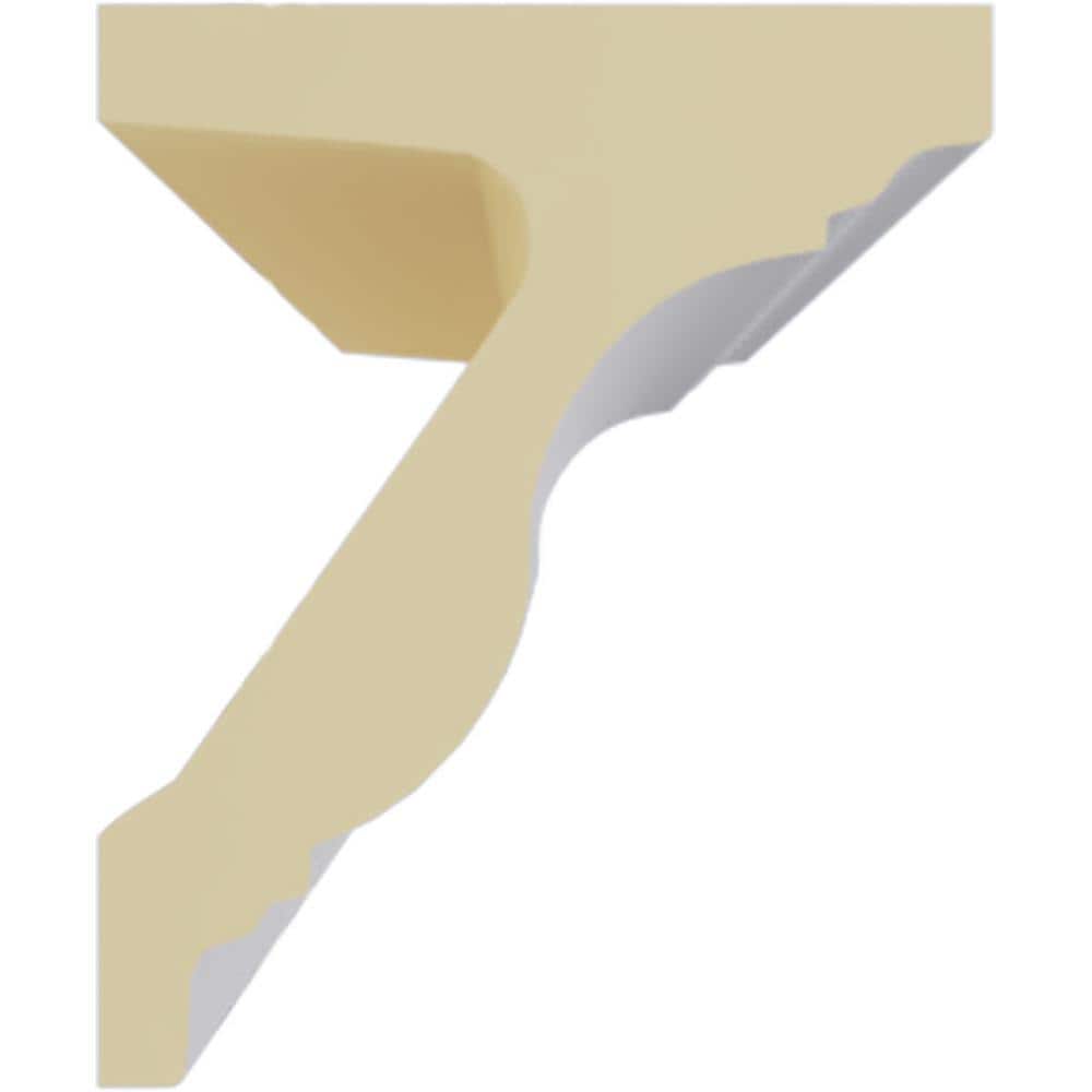 Primed Polyurethane Architectural Crown Moulding 7-ft 10-1/2-in