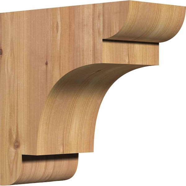Ekena Millwork 5-1/2 in. x 12 in. x 12 in. Western Red Cedar New Brighton Smooth Corbel