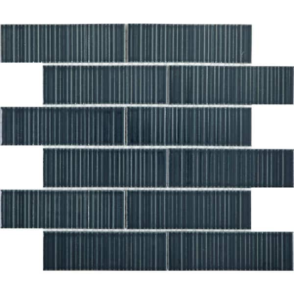 Ornami Washi 11 in. x 12 in. Glossy Ceramic Offset Mosaic Wall Tile (16.18 sq. ft./Case, 18 Pieces)