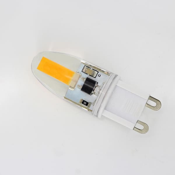 YANSUN 4-Watt, 40-Watt Equivalent G9 Non-Dimmable LED Light Bulb, Warm  White 3000K (5-Pack) X110VGD00102G9-5 - The Home Depot