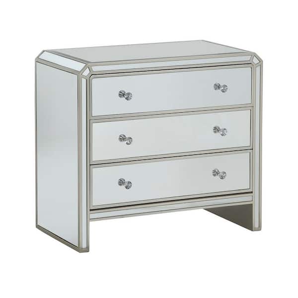 Coast to Coast Accents Champagne Reflections 3-Drawer Chest