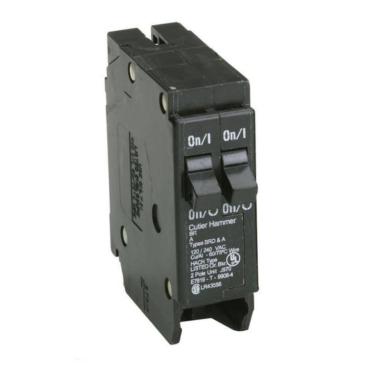 Eaton BR 2-20 Amp Single Pole Tandem Non-CTL Circuit Breaker