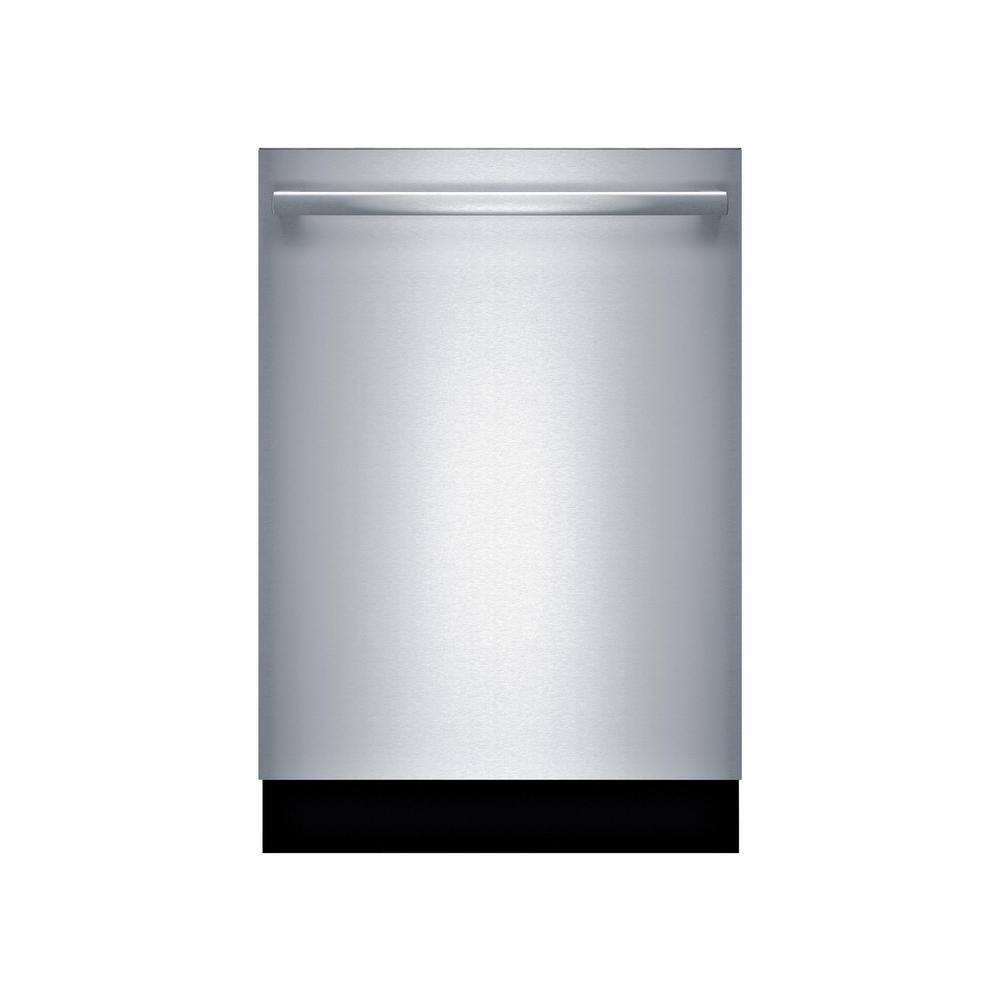 Bosch Benchmark Benchmark Series 24 In Top Control Tall Tub Smart Dishwasher in Stainless, Flexible 3rd Rack, 38dBA, Silver