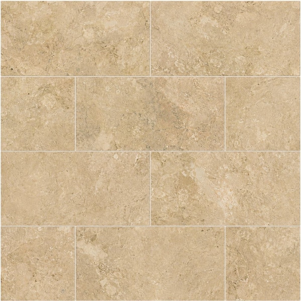 MSI Cappuccino 12 in. x 24 in. Polished Marble Floor and Wall Tile