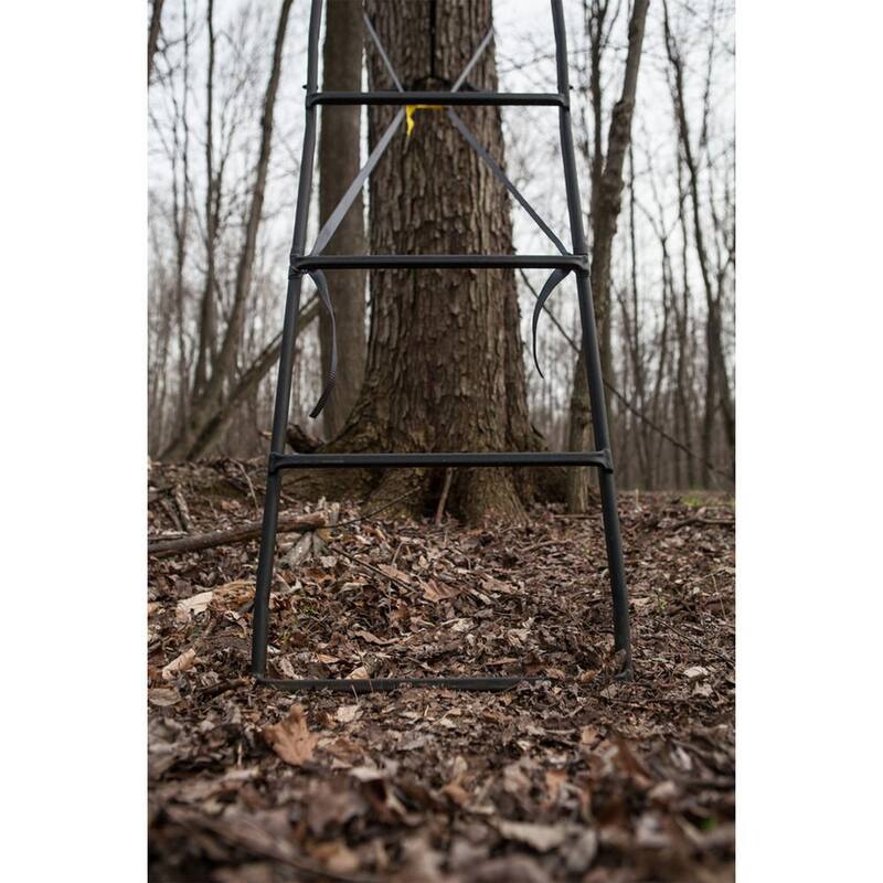 18 ft. Durable Steel Denali 2-Man Ladder Treestand with Safe-Tread Steps