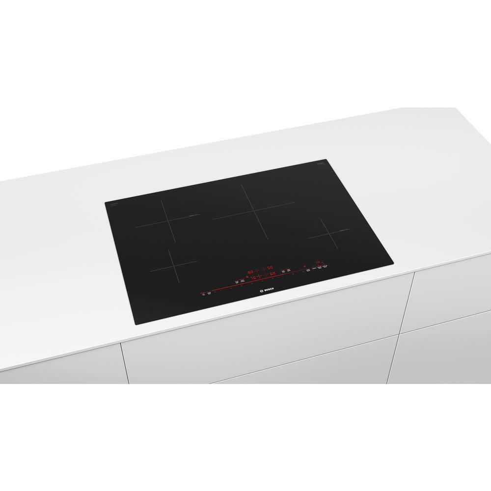 30" Black Stainless Steel 4-Burner Induction Cooktop
