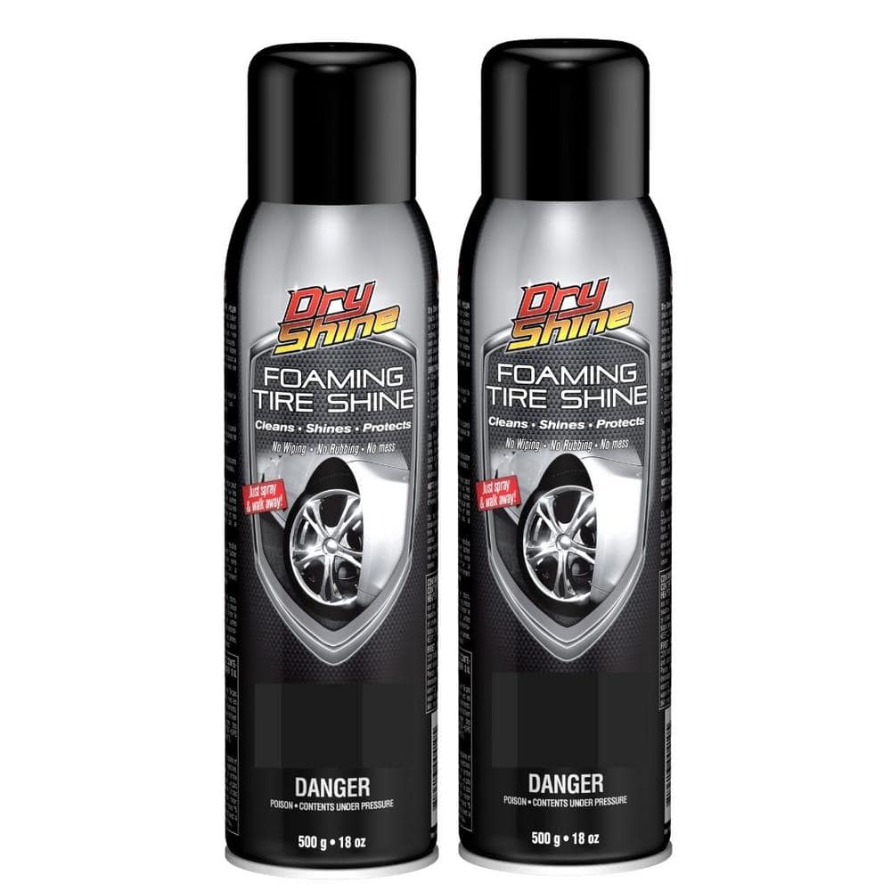 Simoniz Foaming Tire Shine Spray, Car & Tire Cleaner Foam Spray, 18 oz, 6  Packs