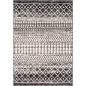 Laurine Black/White 12 ft. x 18 ft. Indoor Area Rug