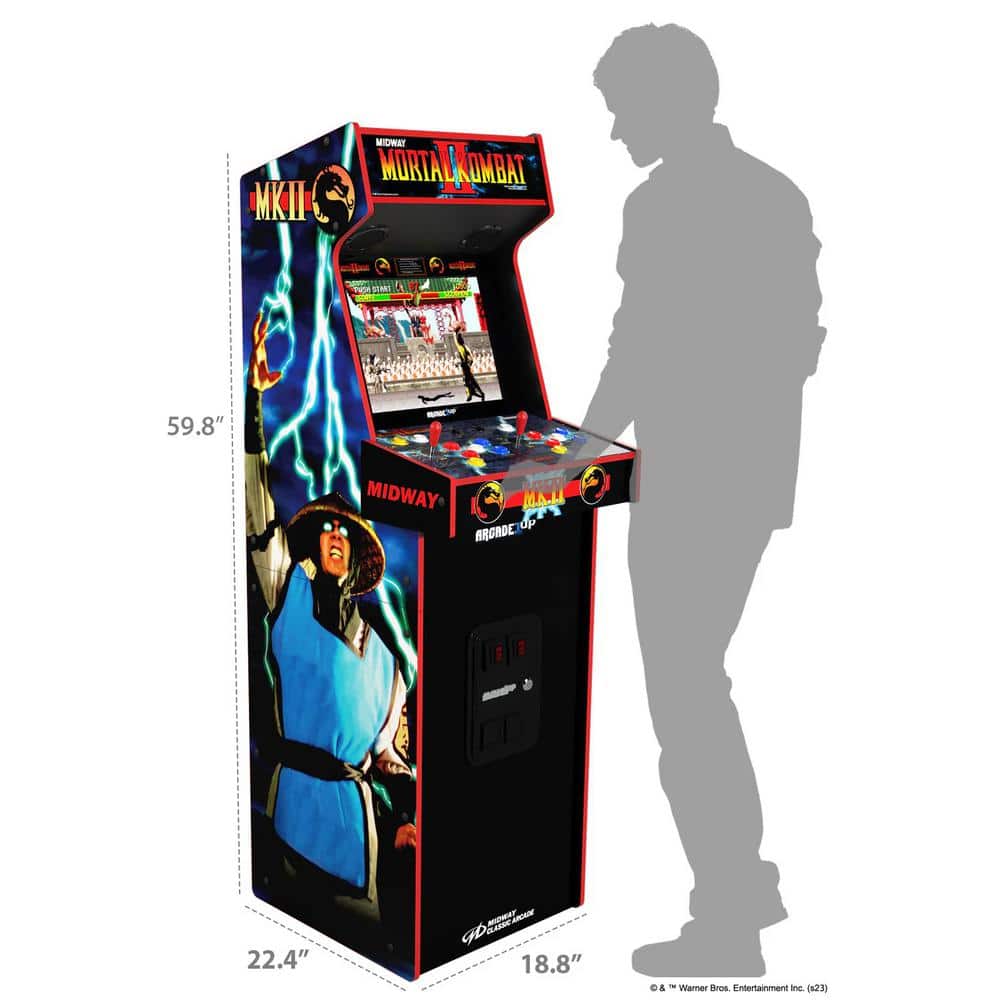 Mortal Kombat II Deluxe Arcade Game with 17" LCD Screen