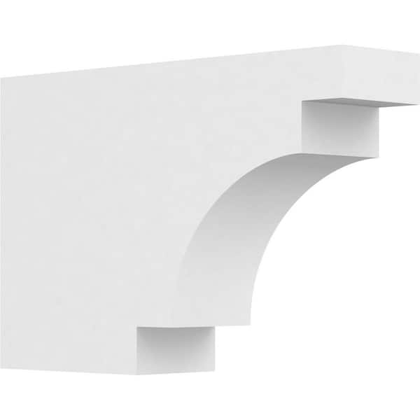 Ekena Millwork 3 in. x 8 in. x 12 in. Mediterranean PVC Rafter Tail Brace