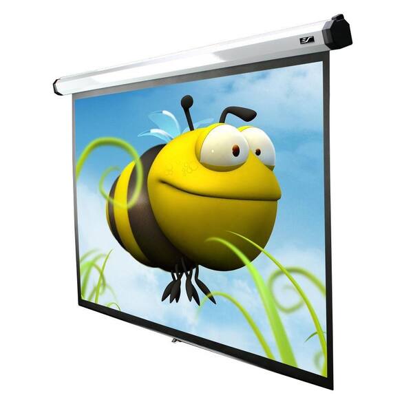 Elite Screens 100 in. Electric Motorized Projection Screen with 24 in. Drop