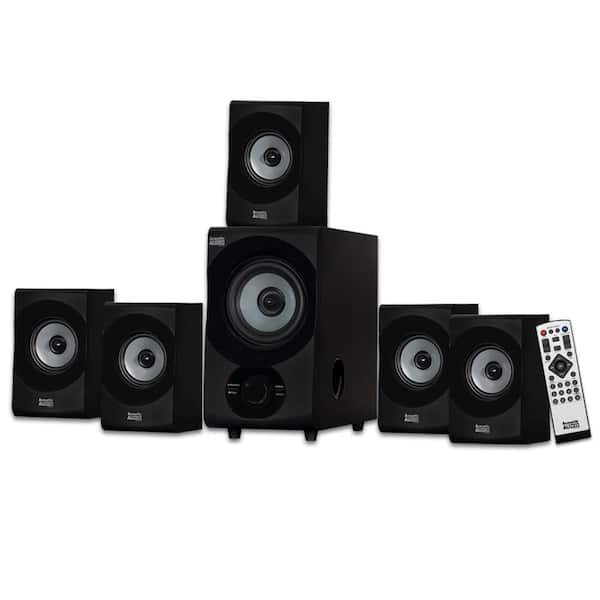 Acoustic Audio by Goldwood Bluetooth Home Theater 5.1 Speaker System with USB / SD