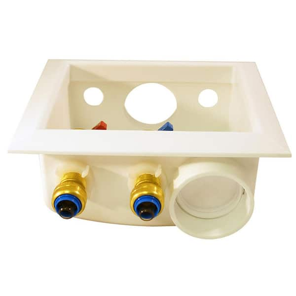 1/2 in. Brass Push-to-Connect x 3/4 in. Male Hose Thread Washing Machine Outlet Box