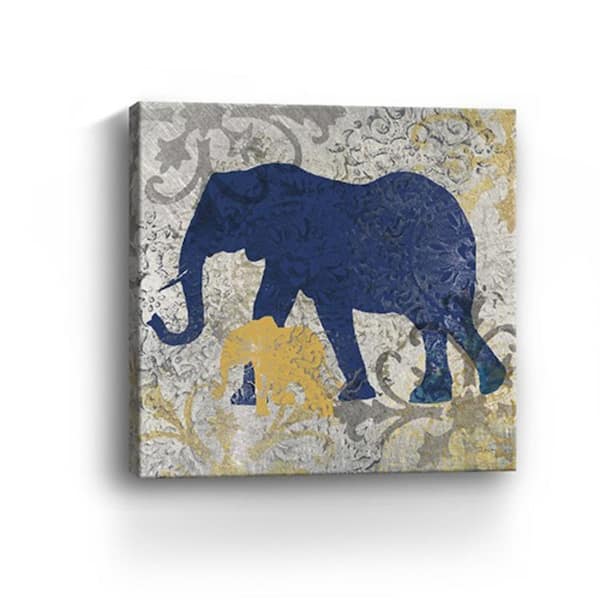 gold elephant wall art