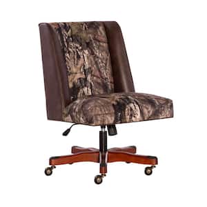 The Mossy Oak Nativ Living Office Chair with Dark Cherry Wood Base