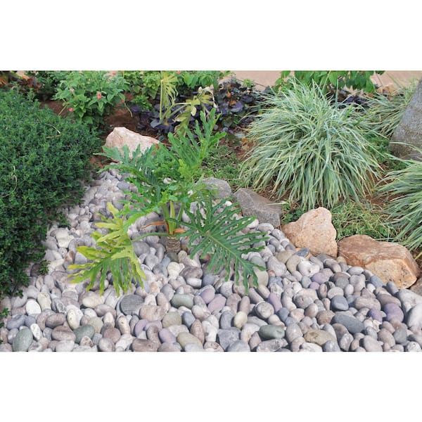 Multi-Colored 0.5 cu. ft. per Bag (1 in. to 2.5 in.) Bagged Landscape Pebbles (1 Bag/0.5 cu. ft.)