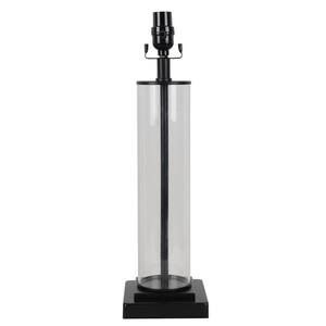 Mix and Match 19.75 in. H Black Table Lamp Base with USB