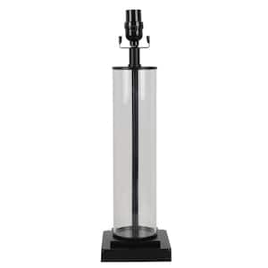TTL20 Mix and Match 19.75 in. H Black Table Lamp Base with USB