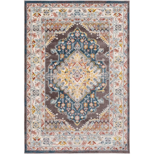 Livabliss Chandi Brown 7 ft. x 9 ft. Persian Area Rug