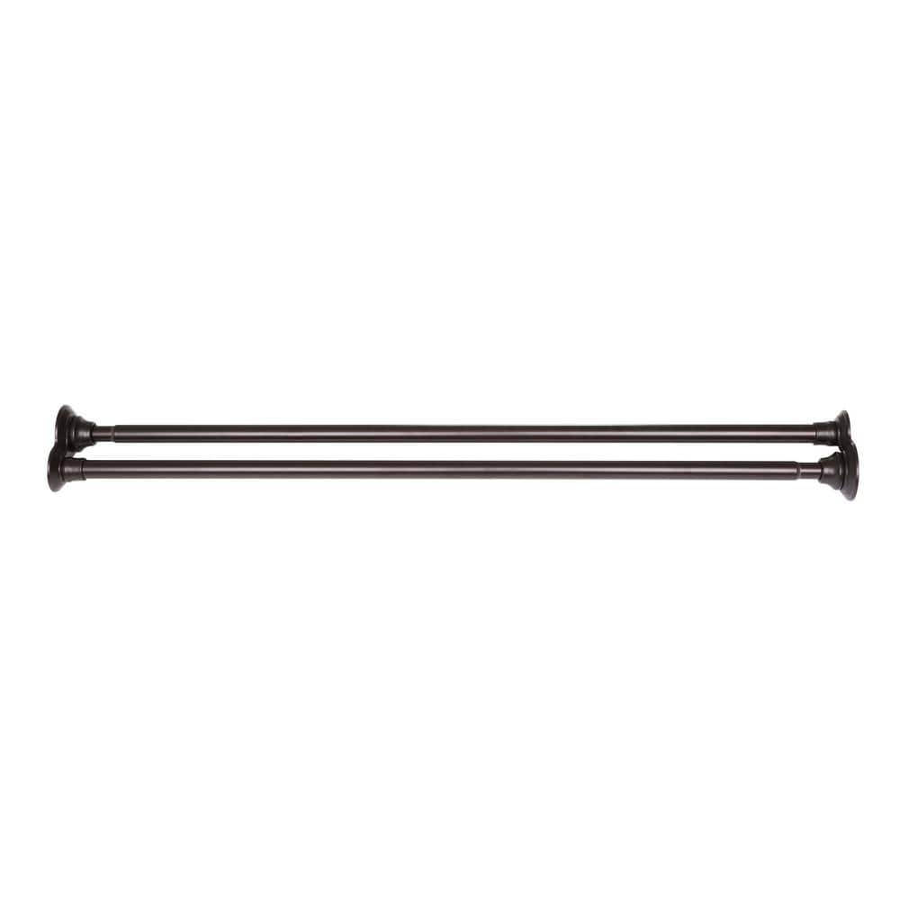 Oil Rubbed Bronze Double Tension Shower Curtain Rod