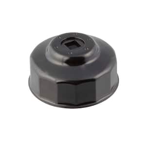 68 mm x 14 Flute Oil Filter Cap Wrench in Black