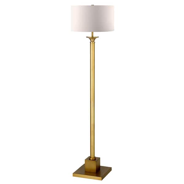 Meyer&Cross Hadley 65 in. Brass Finish Floor Lamp