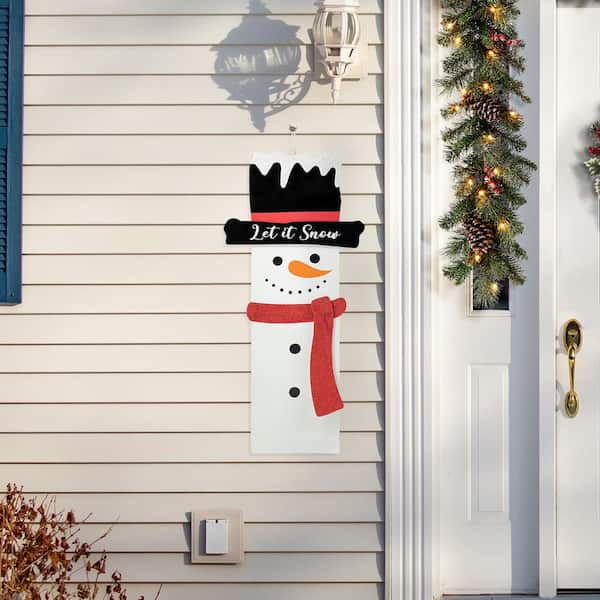 Snowman Metal Yard Stick