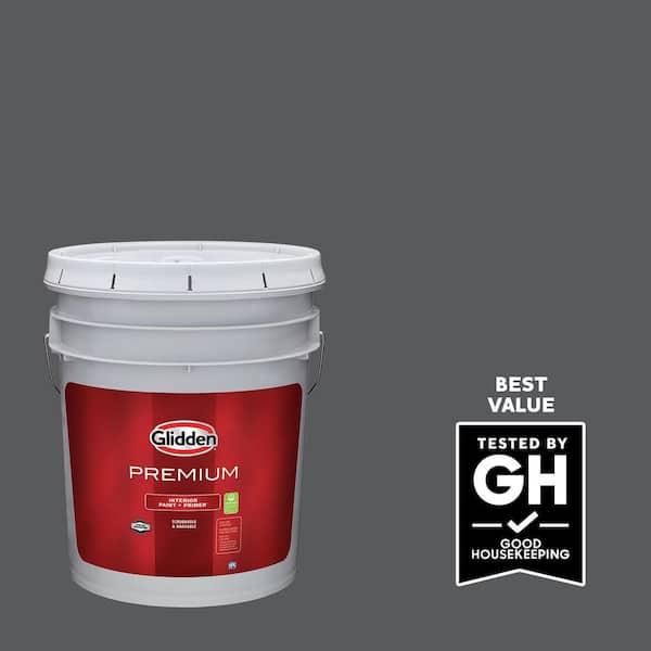 Glidden Premium 5-gal. Zombie PPG1010-7 Semi-Gloss Interior Latex Paint
