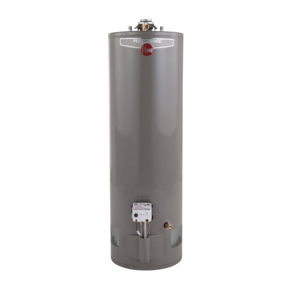 Rheem Performance 50 Gal. Tall 6-Year 38,000 BTU Natural Gas Tank Water Heater with Top T and P Valve -  693828