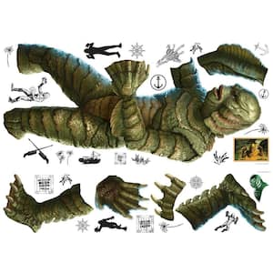 Universal Monsters Creature from The Black Lagoon Giant Peel and Stick Wall Decals, RMK5216GM