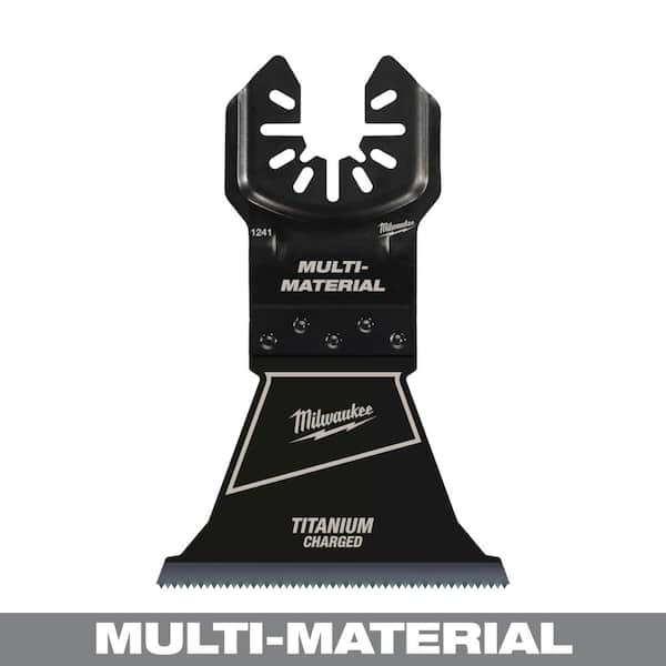 Milwaukee 2-1/2 in. Titanium Bi-Metal Universal Fit Wood and Metal Cutting Multi-Tool Oscillating Blade (1-Pack)