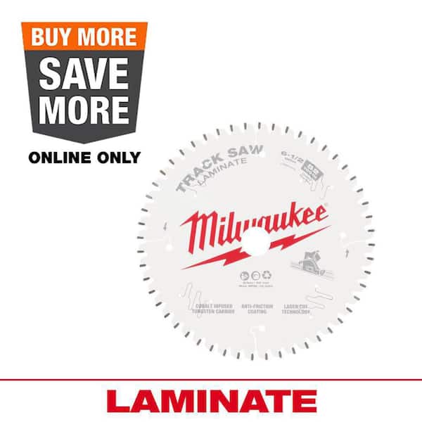6-1/2 in. x 52-Tooth Carbide Laminate Track Saw Blade (1-Pack)