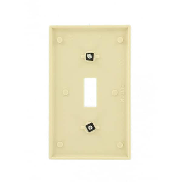 Leviton Ivory EXTRA DEEP 1-Gang Toggle Switch Cover Wall Plate Switchplate 86301 