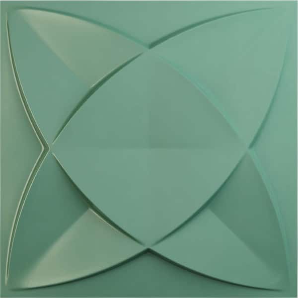 Ekena Millwork 19 5/8 in. x 19 5/8 in. Speedwell EnduraWall Decorative 3D Wall Panel, Sea Mist (12-Pack for 32.04 Sq. Ft.)