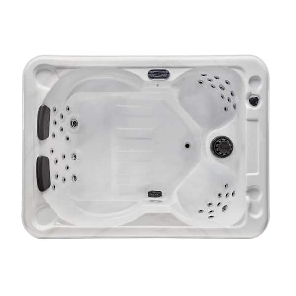 Luxury Spas Regal 4-Person 39 Jet Hot Tub with Pearl Grey Interior and Ozonator