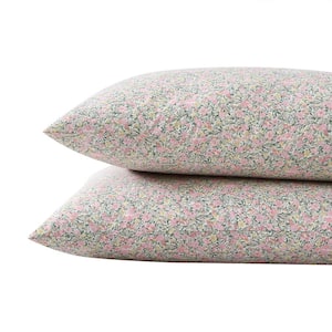 Loveston 2-Piece Pink Cotton Standard Pillowcases