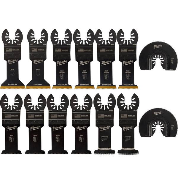 Milwaukee Oscillating Multi-Tool Blade Kit (14-Piece)