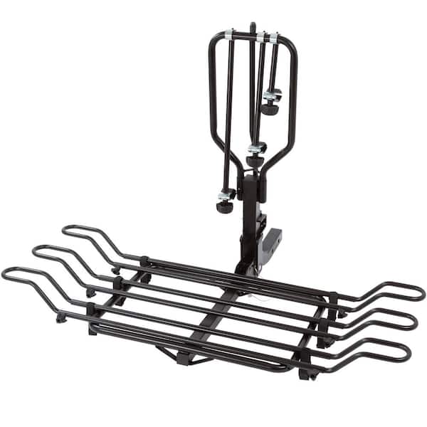 Elevate Outdoor 3-Bike Hitch-Mounted Steel Tray Bicycle Rack