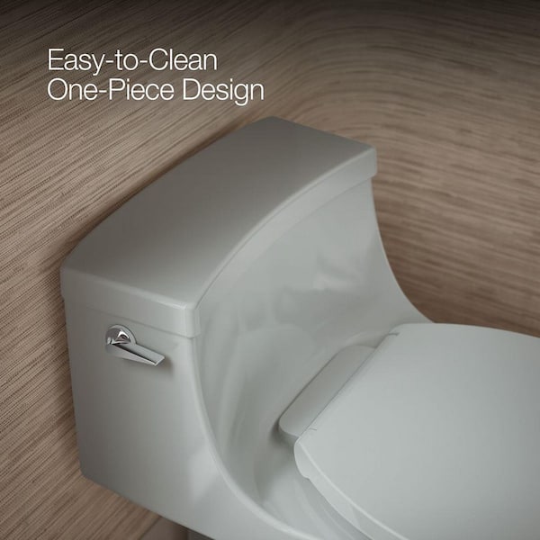 KOHLER San Souci 12 in. 1-Piece 1.28 GPF Single Flush Round Toilet
