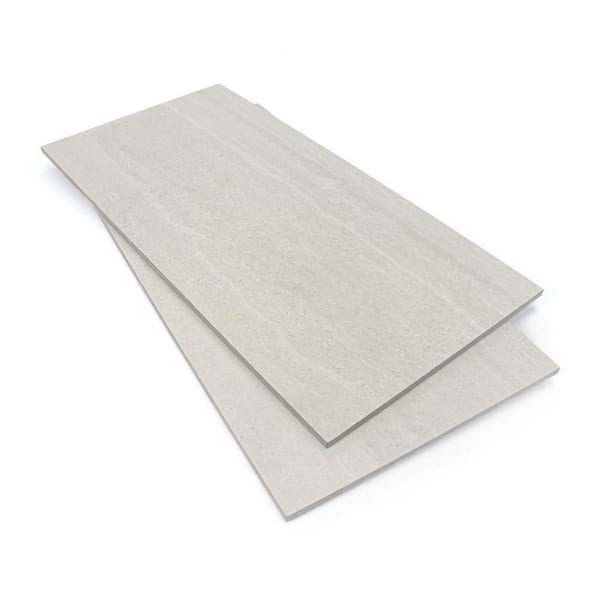 Monument 12 in. x 24 in. Fawn Matte Glazed Porcelain Wall and Floor Tile (15.5 sq. ft./case)