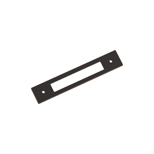 Amerock Medora 5-1/16 in. Center-to-Center Rectangle Oil-Rubbed Bronze Pull Cabinet Backplate